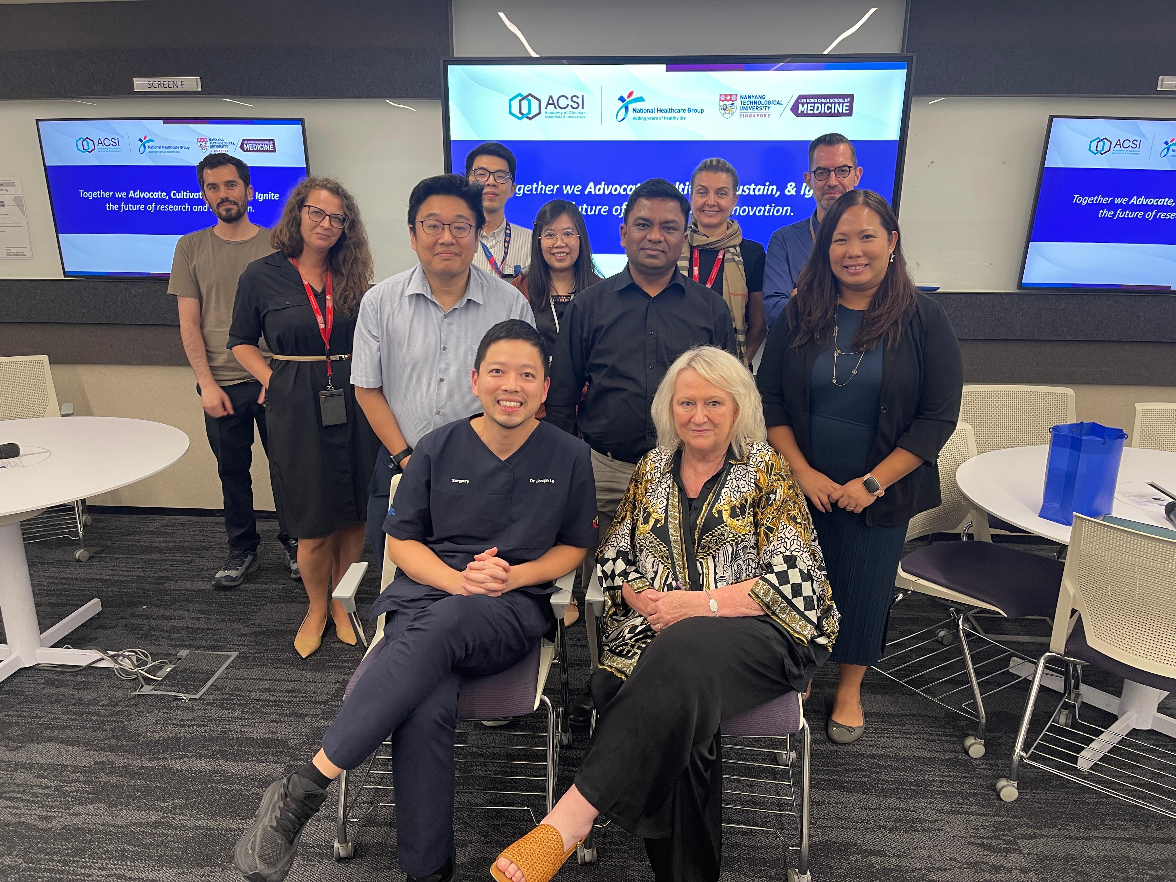 Group photograph with Prof Zee Upton